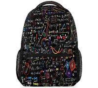ZSOSIXDEAL Zaino da viaggio per educazione matematica per uomini e donne, zaino casual carino per computer portatile, 40,6 x 29 x 20,3 cm, leggero, per campeggio, palestra, lavoro, borsa da viaggio