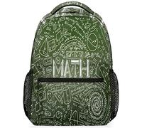 ZSOSIXDEAL Zaino educativo per la matematica, zaino geometrico, borsa a tracolla, borsa a tracolla casual, da viaggio, per computer portatile, educazione matematica, 29 x 20 x 40 cm (lunghezza x