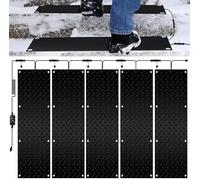 ZSPINJIA - Tappetini riscaldanti per scale, con funzione di fusione della neve, per esterni, con timer, per vialetti, passerelle e marciapiedi, cavo di alimentazione: