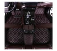 ZSQWRFRG Auto Tappetini Tappetino Auto in Pelle Lusso Personalizzato per Ford per Mustang 2017-2020 Set Completo Accessori Impermeabili Tappetino Auto Auto Moquette(Nero Rosso)