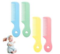 Zssxysm Set di 4 Spazzola per Capelli per Bambini, Spazzola Districante per Capelli, Pettine Capelli Bagnati e Asciutti da Viaggio, Bambina Ragazzi Massaggio del Cuoio Capelluto, Bebè Regalo