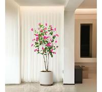 Zstar Albero di bouganville artificiale, 150 cm, grandi alberi di bouganville finti, con fiori e foglie, per interni ed esterni, grandi piante artificiali realistiche in vaso, decorazione per