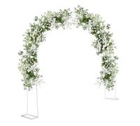 Zstar Arco per rose, arco da giardino, autoportante, stabile, in metallo, per cerimonie di matrimonio