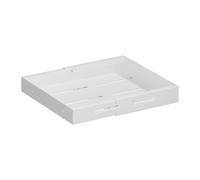 Zstar Cassetto telescopico per armadio da cucina, organizer estraibile, cassetto da cucina, con colla, portaspezie, organizer estraibile, larghezza regolabile, 34-50 x 43 x 5 cm