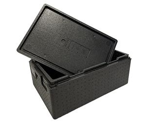 ZStyle Contenitore isotermico; Scatola isolante professionale per alimenti caldi e freddi, catering,EPP Box, Impilabile, Trasporto (C - 60x40x25.7)