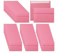 ZSUIQIN Buste in Red Peach - 50 Buste - 18,3 x 13,1 cm, Autoadesive, Buste da Lettera, per matrimoni, biglietti di auguri, inviti, auguri di compleanno, biglietti di ringraziamento