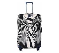 ZSUUGJ Animal Black White Zebra Copripagagli da viaggio per valigie elastico protettivo antigraffio in spandex per bagagli adatto a bagagli da 45-81 cm, nero, piccolo, Nero, Small