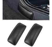 ZSWXDJIZN 2 Pezzi Cuscini per Ginocchia Auto in Pelle per Braccioli per VW Multivan Long (T7) 2021-2024, Poggiagambe per Supporto per Gambe del Lato Guidatore