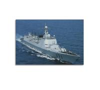 ZSZWHJ Poster decorativo da parete su tela, motivo: nave da guerra cinese della Marina 171 tipo 052, poster decorativo per camera da letto, poster decorativo per camera da letto, 60 x 90 cm