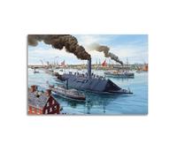 ZSZWHJ Poster vintage 1862 03 08 Virginia Debutto, poster decorativo da parete su tela, poster decorativo moderno per camera da letto, per camera da letto, 50 x 75 cm