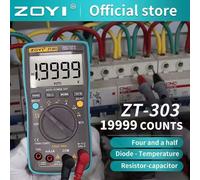 ZT-303 Multimetro digitale Vero valore efficace 19999 Conti Gamma automatica Voltmetro Amperometro Tester per elettronica