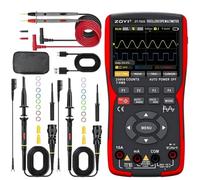 ZT-703s Oscilloscopio portatile a doppio canale 25000 conteggi Multimetro 50MHZ Strumento di misurazione multifunzionale Schermo a colori per riparazione automobilistica Voltmetro amperometro-ohm