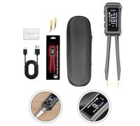 ZT-MD1 - Misuratore LCR digitale, pinzetta intelligente LCR, multimetro compatto, multifrequenza 100Hz/1kHz/10kHz per resistenza SMD (gomito ZT-MD1)