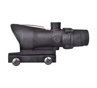 ZTAC MIRINO Fucile Softair Red DOT ACOG Fibra Ottica Nero AO1001-B Aim-O