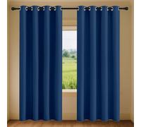 ZTAOPSH Tenda Oscurante per Soggiorno 120 x 170 cm Opaca Termica Isolante Tende Cameretta Bambini per Soggiorno Camera da Letto, Blu Scuro