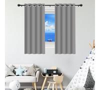 ZTAOPSH Tende Oscuranti per Interni 1 Pezzi 480 x 240 cm Poliestere Resistente, Termica Isolante Tenda per Porte Tende per Finestre per Salotto Eleganti, Grigio Chiaro