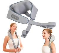 ZTBGY Massaggiatore per spalle e collo con testa di massaggio in silicone, cuscino elettrico per massaggio 3D per spalla, due modi di indossare, regalo rilassante per amici, familiari, amanti