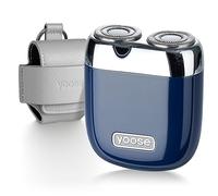 ZTBGY Mini rasoio rotativo, corpo in lega e testina magnetica, rasatura a distanza ravvicinata, impermeabile IPX7, ricarica USB, rasoio elettrico senza fili con scatola da viaggio, regalo ideale per