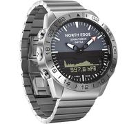 ZTBGY Orologio professionale da uomo per immersioni, orologio digitale con lancetta delle ore, orologio sportivo da uomo per affari e tempo libero, con barometro, termometro, conto alla rovescia,