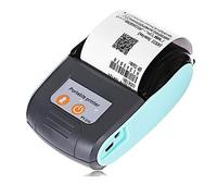 ZTBGY Stampante portatile per ricevute a caldo da 58 mm, stampante per biglietti da 58 mm, con interfacce BT e USB, stampa di biglietti ad alta velocità e chiara, compatibile con set di comandi
