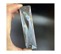 ZTBH Accessori for lampade in cristallo Goccia di pioggia lunga multifaccia Accessori for lampade a pezzo quadrato Perlina for porta grande(120 mm single hole)