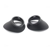 ZTBH Kit di Accessori per microscopio 2 pz. Oculare in Gomma Nera for Accessorio con Tazze a Tazze for microscopio Biologico Stereo Vetrini per microscopio