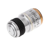 ZTBH Kit di Accessori per microscopio 4X 10x 40x 100x Lente oggettiva Achromatic for microscopio Biologico Vetrini per microscopio (Color : 100X)