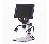 ZTBH Kit di Accessori per microscopio G1200D. Microscopio Digitale 1. 2MP 7. Schermo Colore Grande Pollici LCD. Display 1-1200X Continuo Vetrini per microscopio (Color : Built-in Lithium Bat)