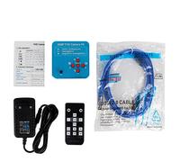 ZTBH Kit di Accessori per microscopio Microscopio 8MP. Fotocamera Industriale VGA. Staffa di Messa a Fuoco Regolabile dell'obiettivo a c dell'interfaccia Vetrini per microscopio (Color : 38MP Camera)