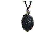ZTBH Meteorite Ceco 1pcs Natural Meteorites Ciondolo Natural Lava Pendant Collane Pendenti di Forma Irregolare Gioielli in Cristallo