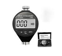 ZTBH Strumenti di misurazione Durometro Digitale, sclerometro durezza del Tester del Tester di durezza del Paragrafo Lavorazione del Legno (Color : HD Black)