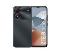 ZTE Blade A34 Grey - Smartphone 6.6" HD+, Fotocamera 8MP, Batteria 5000mAh, 4 GB RAM e 64GB ROM, Octa-Core, Android 13, Riconoscimento Facciale, Display Waterdrop, Memory Fusion