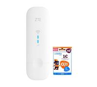 ZTE MF79U - Chiavetta da surf CAT4 4G LTE, modem USB Wi-Fi, 150 Mbit/s, con scheda SIM Lebara