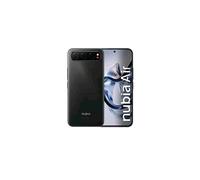 nubia Air, Smartphone ultrasottile, Display AMOLED 6,78" 1,5K, 256 GB, RAM 20GB (8+12GB RAM fusion), Tripla fotocamera AI 50MP, Batt. 5000mAh, resistente ad acqua e polvere (IP68 & IP69), Stream Black