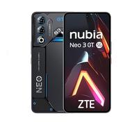 ZTE Nubia Neo 3 GT 5G, Smartphone Gaming con IA, 12 GB+256 GB, Gattelli laterali, Luci LED, Display OLED 6,8" 120 Hz, Batteria 5000 mAh, Android 15, Grigio