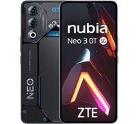 ZTE Nubia Neo 3 GT 5G, Smartphone Gaming con IA, 12 GB+256 GB, Gattelli laterali, Luci LED, Display OLED 6,8" 120 Hz, Batteria 5000 mAh, Android 15, Grigio