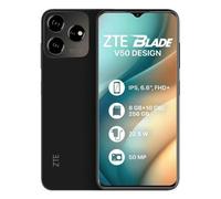 Zte Smartphone 6,6" BLADE V50 DESIGN 4G Lte Black ( 256GB Ram 8GB 5000mAh )