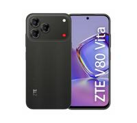 ZTE V80 Vita Smartphone 4G, 14GB (4+10), memoria 256GB, Display 6,75" High-res 120Hz con Live Island 2.0, Tripla Fotocamera 50MP, Fotocamera frontale 16MP, Android 16, Batteria 5000mAh - Nero