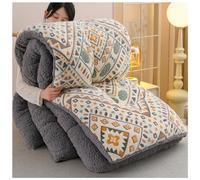 ZTGL Calda Coperta in Cashmere, Nucleo Trapunta Trapuntato Invernale, Piumino Sherpa Super Morbido, Piumone in Microfibra, Coperta Comfort Imbottita,B,150x200cm(2.5kg)