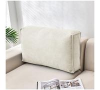 ZTGL Cuscini Testata Letto Cuscino Lombare da Lettura, Rettangolare Supporto Posteriore, Schienale Testata Letto Divano, Cuscino per Gambe, Morbido e Confortevole,Beige,100x12x45cm