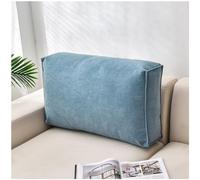 ZTGL Cuscini Testata Letto Cuscino Lombare da Lettura, Rettangolare Supporto Posteriore, Schienale Testata Letto Divano, Cuscino per Gambe, Morbido e Confortevole,Blu,70x12x45cm