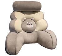 ZTGL Cuscino di Lettura del Letto, Supporto Ergonomico per Collo e Schiena, Cuscino per Schienale, Rivestimento Lavabile, Cuscino Lombare da Lettura per Guardare TV Giocare Lavorare A,65 * 55cm