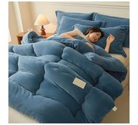 ZTGL Piumino Invernale, Trapunta Singola Matrimoniale, Spessa Caldo Piumino Invernale in Pile, Calda Peluche Coperta per Letto Doppia Faccia, Soffici Nucleo Trapunta in Velluto D, 200×230cm/5kg