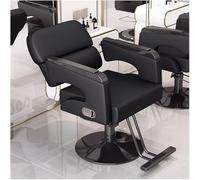 ZTGL Poltrona da Parrucchiere, Schienale Reclinabile, Poltrona da Barbiere con Altezza Regolabile, con Pompa Idraulica Pesante, Girevole a 360°, per Saloni di Bellezza, Parrucchiere,No headrest 01