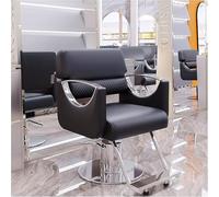 ZTGL Poltrona da Parrucchierecon Idraulica Moderna per Parrucchieri - Sedia da Barbier, Regolazione in Altezza, 360° Girevole, Arredamento Professionale per Saloni di Barbieri,Black #3