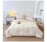 ZTGL Trapunta Invernale in Peluche Calda E Addensata, Soffici Microfibra Nucleo Trapunta in Velluto, Piumino Ipoallergenica in Pile, Coperta Pesante per Letto Matrimoniale in Inverno D, 200×230cm/4kg