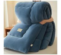 ZTGL Trapunta Spessa E Calda in Inverno, Piumino in Cotone Velluto Addensata, Piumino in Peluche da Letto Super Morbida e Traspirante, Invernale Coperta in Microfibra Doppia Faccia D, 200×230cm/3kg