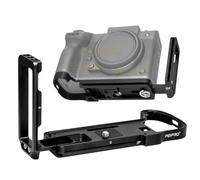 ZTIANFOTO PEIPRO GFX100 II piastra a L orizzontale e verticale a sgancio rapido, impugnatura per fotocamera Fujifilm GFX100II (Push-Pull)