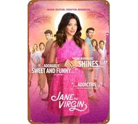 ZTLLFV Jane the Virgin Poster Sign Metal Tin Sign Wall Art Decor - Targa retrò per la decorazione della casa, idea regalo, 20,3 x 30,5 cm