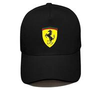 ZTLQ Cappello da Baseball per Auto per Ferrari, Cotone Baseball cap Cappello da Baseball da Uomo Cappellino Regolabile Cappellino da Baseball Accessori,C
